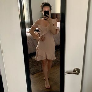 BCBGMAXAZRIA BLUSH PINK FORMAL DRESS